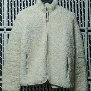 JIL SANDER	COTTON FLEECE SHERPA JACKET
